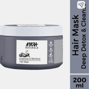 Nykaa Naturals Charcoal & Bamboo Hair Mask