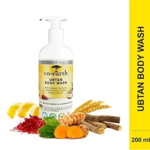 Co-Earth Charcoal Body Wash with Vitamin E,