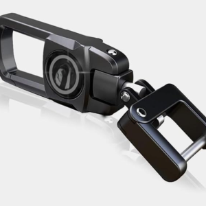 Tata Premium Metal Car Keychain, Black, Compatible