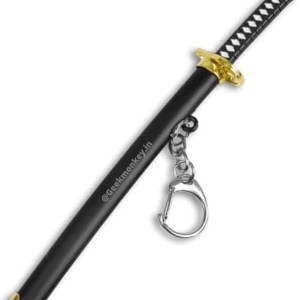 Silverline Samurai Katana Keychain for Boys and Girls (With Scabbard).