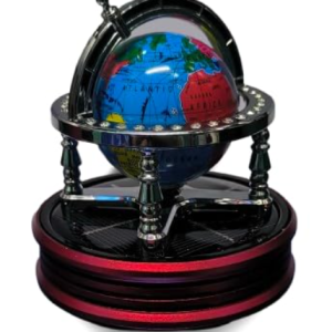 Iconic Keychains Solar Globe Design Rotating Car Air Freshener