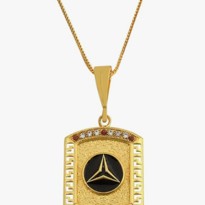 Small Om Religious Gold Plated Pendant With Chain Man For Women Gold-plated