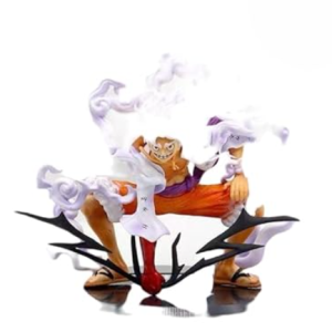 Luffy Action Figure, Gear 5 Luffy Anime Toy Model, PVC Character Statue, Creative Cartoon Toy for Boys and Girls