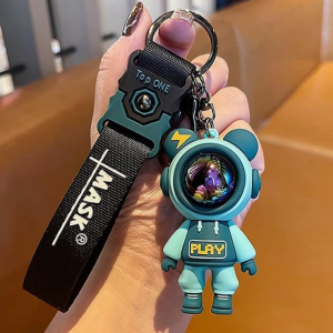 Premium Metal Weapon Cool Cute Anime Cartoon 3D Rubber Creative Silicon Keychain Suitable For Girls | Car key rings| Bike Key Chains | Bag Charm | Boys