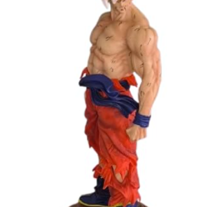 Dragon Ball Z Super Saiyan Collectible Action Figure, 30 cm, Orange Combat Outfit