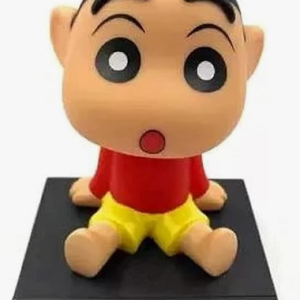 Super Hero Shinchan Action Figure Limited Edition Bobblehead with Mobile Holder for Car Dashboard, Office Desk & Study Table (Pack of 1)