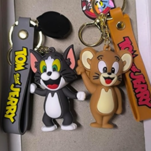 Premium Key c Of Famous Anime Key Rubber Silicone Action Character Key rings