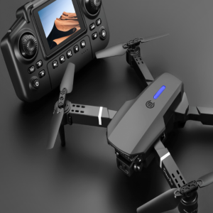 E88 Pro Drone with 4K HD Dual Camera & Screen Remote Control | Optical Flow Hover | 360° Flip | App Control | Adjustable Speed | Foldable RC Drone for Kids & Adults