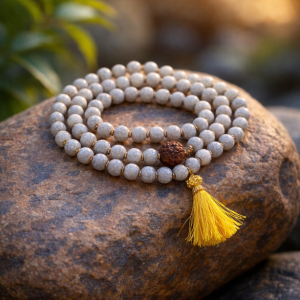 Traditional Vaijanti or Lotus Seed Mala