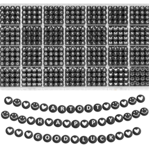 HETVIN Beads Bracelet Making Kit for Girls | DIY Jewelry Making Craft Set with Colorful Beads & Accessories