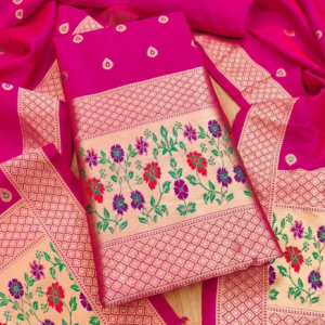 Banarasi silk Unstitched Suit Material