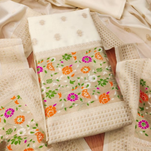 Banarasi silk Unstitched Suit Material