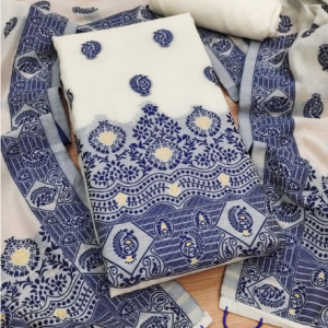 PURE HANDLOOM BANARASI RESHAM COTTON WEAVED SALWAR SUIT