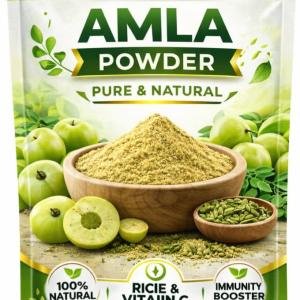 Appu Natural Organic Fresh Amla Powder-Versatile Fresh Amla Powder For Eating And Healthy Hair Nourishment, Vitamin C Rich, Gooseberry Powder Npop Indian Organic Certified (100 Gm)