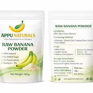 🍌 Appu Natural Banana Powder (100g)