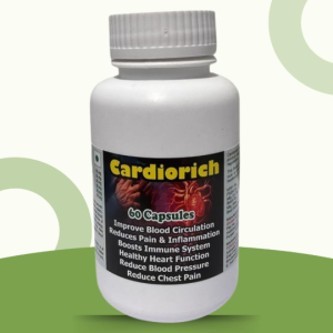 ADISHAKTI TRADING Cardiorich Capsule - 60 Capsuless (Get One Bottle 50ml Cardiorich Drops Free)