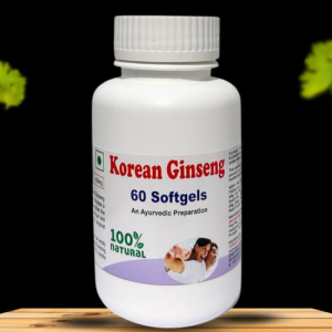 KOREAN GINSENG SOFTGEL - 60 SOFTGELS (BUY ONE GET SAME 50ML DROPS FREE)