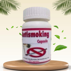 ANTI SMOKING CAPSULES - 60 CAPSULES (BUY ONE GET SAME 50ML DROPS FREE)