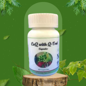 COQ WITH Q-TROL CAPSULES - 60 CAPSULES (BUY ONE GET SAME 50ML DROPS FREE)