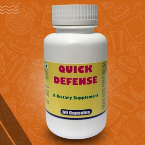 QUICK DEFENSE CAPSULES - 60 CAPSULES (BUY ONE GET SAME 50ML DROPS FREE)
