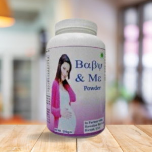 BABY AND ME POWDERS - 200 GRAMS (BUY ONE GET SAME 50ML DROPS FREE + 100 GRAMS CHAMAN KISMIS (RAISIN) FREE – BOOST YOUR ENERGY WITH RAISIN)