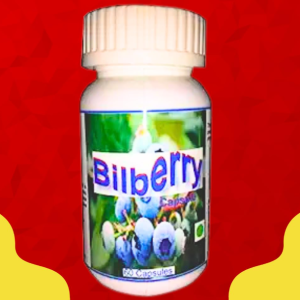 Bilberry Capsule - 60 Capsules (Get One Bottle 50ml Bilberry Drops Free)