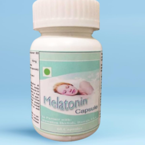 Melatonin Capsule - 60 Capsules (Get One Bottle 50ml Melatonin Drops Free)