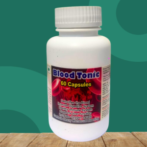 BLOOD TONIC CAPSULES - 60 CAPSULES (BUY ONE GET SAME 50ML DROPS FREE)
