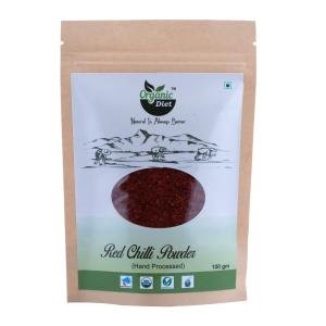 Organic Diet Fresh & Pure Organic Red Chilli Powder (Lal Mirch) – 100 g