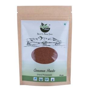 Organic Diet Fresh & Pure Organic Cinnamon Stick Powder (Cinnamon Bark | Dalchini | Cinnamon Stick) – 50 g