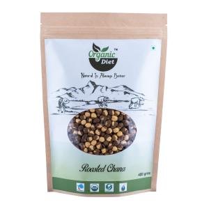 🌱 Product: Organic Fresh & Pure Organic Roasted Chana (Bhuna Chana) – 400 g