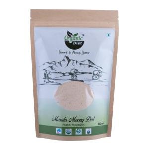 Organic Diet Fresh & Pure Organic Masala Moong Dal (Mung Bajiya | Spiced Moong Dal Powder) – 500 g