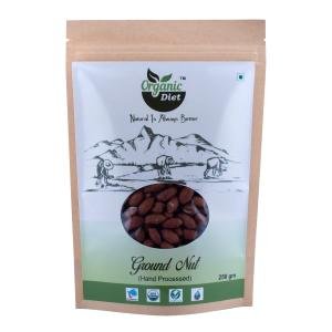 Organic Diet Fresh & Pure Organic Peanuts (Raw Groundnut | Mungfali Dana) – 250 g