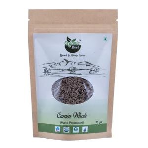Organic Diet Fresh & Pure Organic Cumin Seeds Raw (Sabut Zeera | Jeera | Caraway Seeds | Jeelakarra) – 100 g