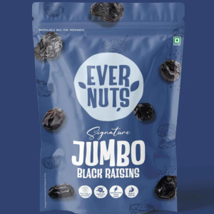 Jumbo Black Raisins (Seedless)250g