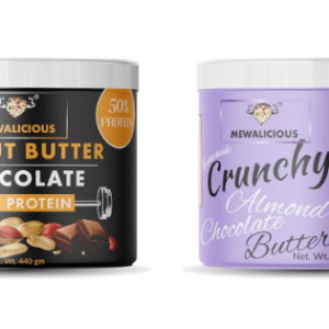 MEWALICIOUS Almond Butter Chocolate Flavour, 17.3 gm Protein