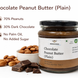 Mewalicious Chocolate Peanut Butter (Plain) (450 gm)