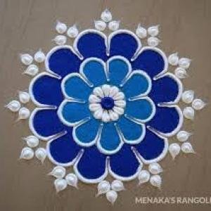 SKRANGOLI POWDER, Navy Blue, Pack of 3