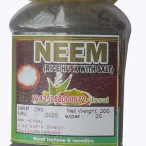 Neem Tooth Powder with Umikari Salt, Natural Neem Leaf Powder, Chemical Free