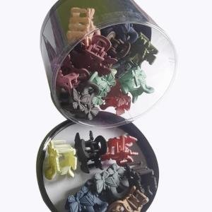 24Pcs Small Butterfly Hair Claw Clips for Women and Girls, Matte Non-Slip Strong Hold, MultiColor Hair Accessories for Thick, Thin, Curly, Fine Hair