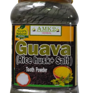 Guava Tooth Powder with Rice Husk and Salt, Natural Ingredients, 100% Fresh