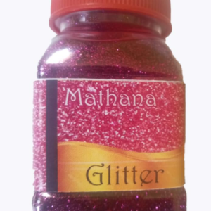 Mathana Glitter Dust Powder, Dark Pink, for Resin Art, Nail Art, Scrapbooking, Candle Making, Fine Sparkle Chamki