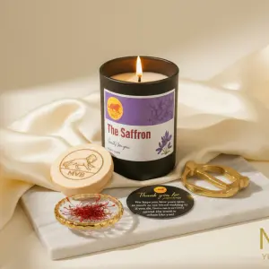 Black Mist Saffron Aroma Candle