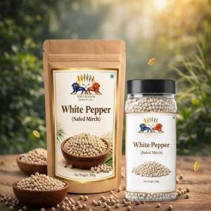 White Pepper (Safed Mirch ) Whole Spices || Kitchen Treasures || MVB YUGVIGYANA
