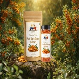 Premium Sea Buckthorn Berries Dried Fruits & Berries || Berries || MVB YUGVIGYANA