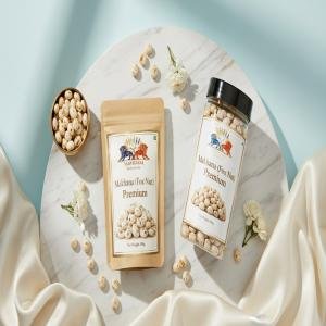 Makhana (Fox Nut) Premium Dry Fruits & Nuts || Dry Nuts || MVB YUGVIGYANA