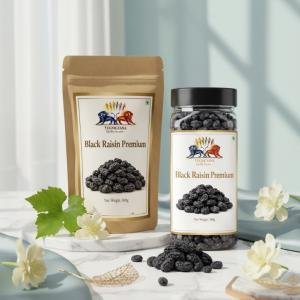Black Raisin Premium Dry Fruits & Nuts || Dry Fruits || MVB YUGVIGYANA
