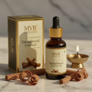 Sandalwood Essential Oil — 100% Pure Natural | MVB YUGVIGYANA