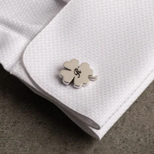 Custom Four Leaf Clover Cufflinks