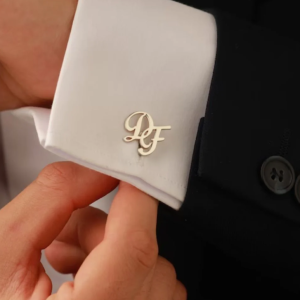 Initial Letter Custom Cufflinks
